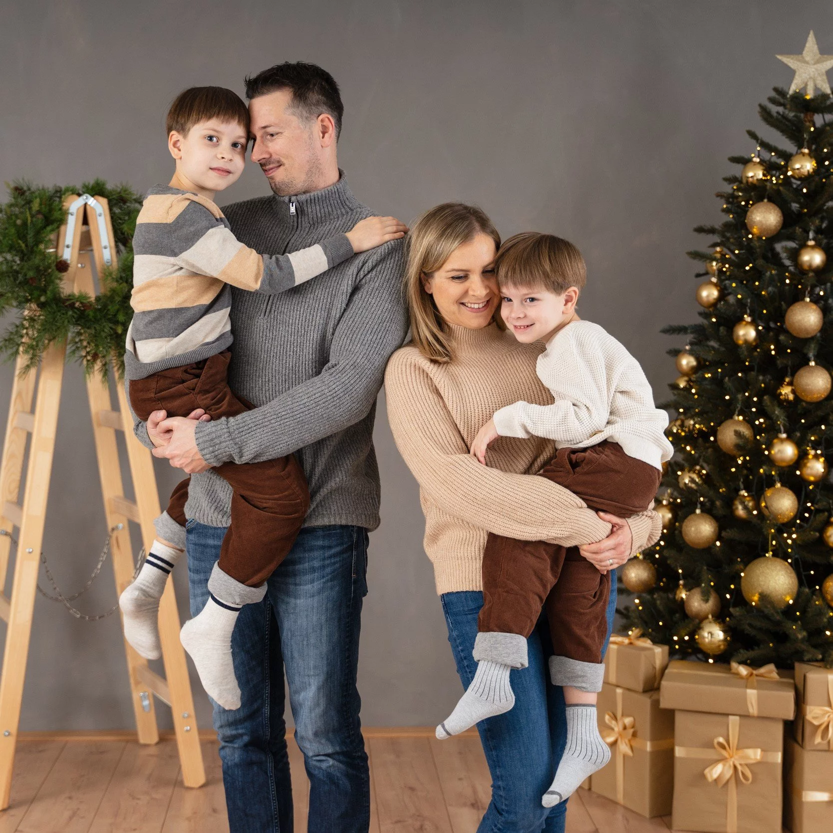 Božično fotografiranje za družine