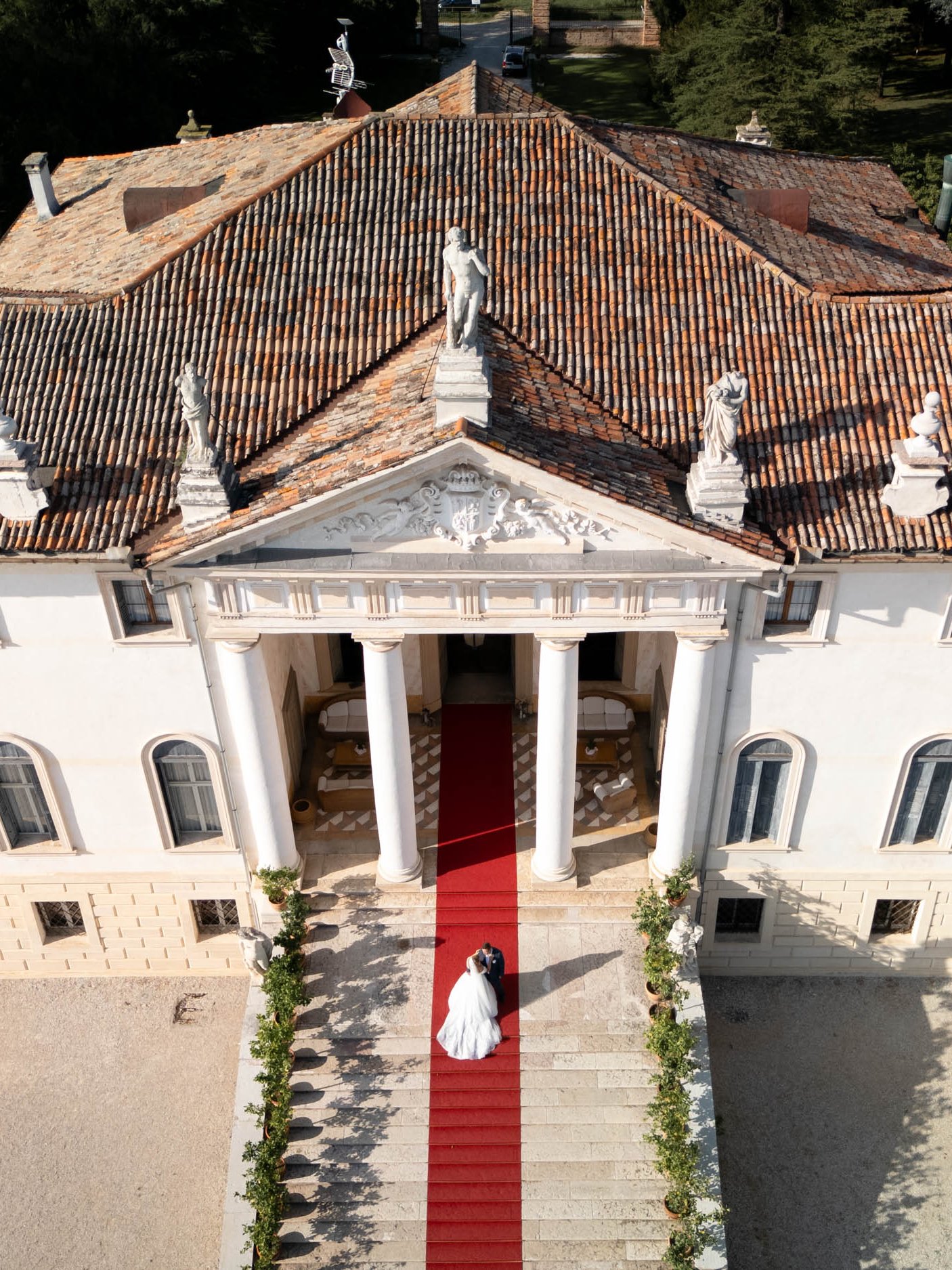 Profesionalna fotografija poročnega dne v Italiji. Fotograf Ljubljana, studio fotografije.